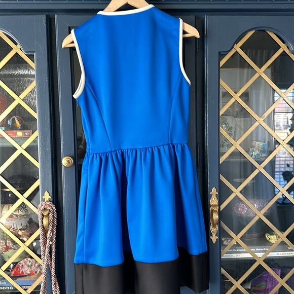 Kate Spade New York - Dive Right In cocktail dress sz 6 blue black white scuba - Picture 8 of 9